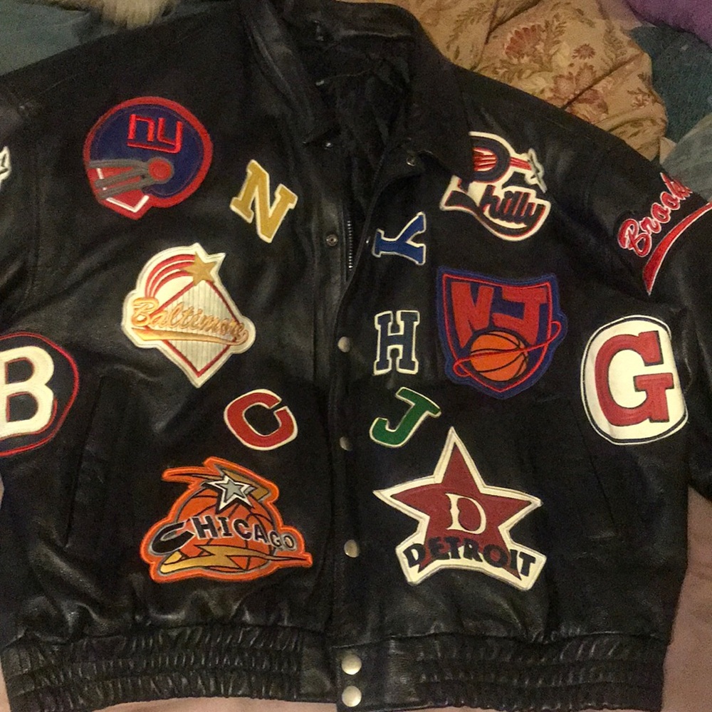 3xL leather men’s Sports Jacket